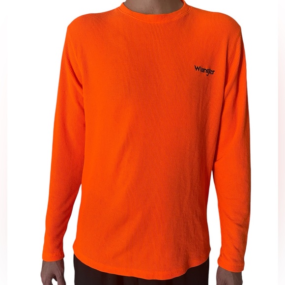 Men’s Wrangler Orange Thermal - Picture 3 of 5